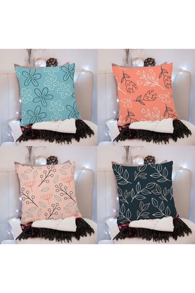 LadiesHome Set de cu imprimeu huse decorative pentru perne cu design special,...
