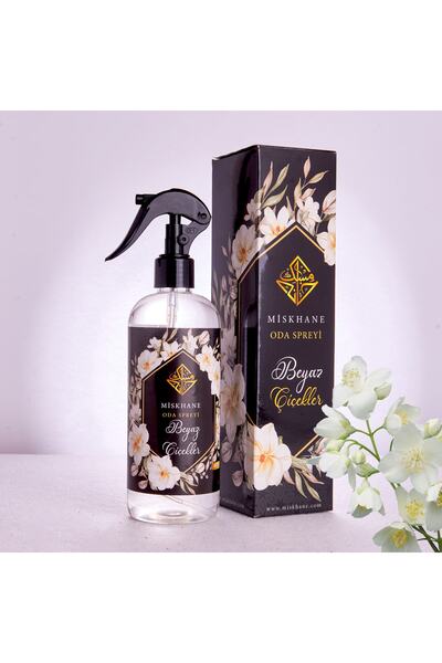 MİSKHANE Beyaz Çiçekler Sprey Oda Kokusu