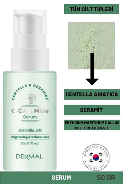 Dermal 50 Ml Cica X Stomach Serum - Centella Asiatica and Ceramide Extract