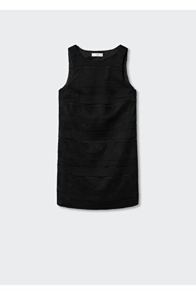 MANGO Woman Ajur Detaylı Elbise