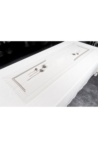 Mikasa Moor Ella White Runner 50x170