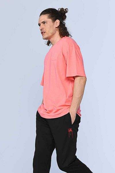 ECKO UNLTD Ανδρικό μπλουζάκι Foster Pink Crew Neck