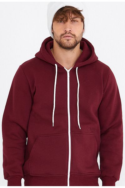 AMAZING CRASH Claret Red Unisex με κουκούλα με τρεις κλωστές Basic φούτερ
