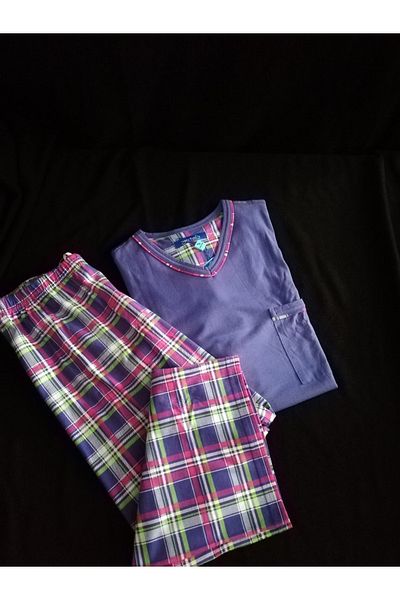 Sleepy Men's Summer Short Sleeve Capri Pajama Set