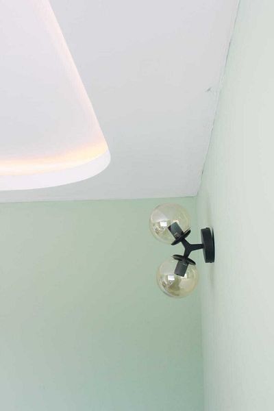 Uçar Black Honey Glop Glass 2-Piece Wall Sconce