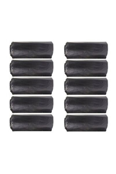 EYMARMARKET Extra Thick J500 Jumbo Size Garbage Bag 80*110 Cm 10 Pieces Roll 10 Packs (100 Pieces)
