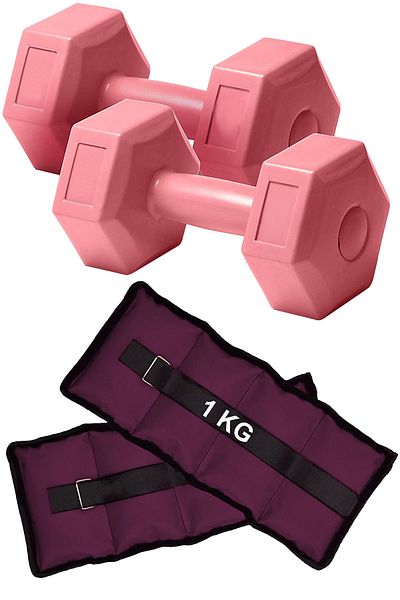 Ultio Spor 2 bucăți 1 kg greutate picior mână 2 bucăți 1 kg gantere