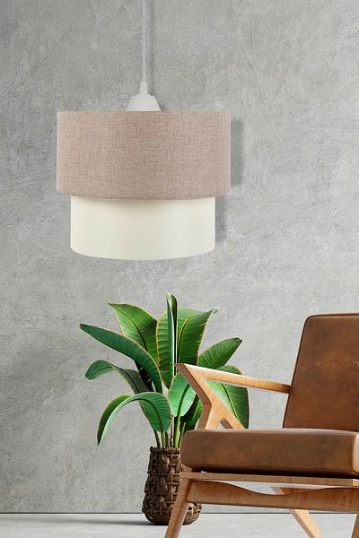 EvLight Deko Pasta 25 Piece Powder White Pendant Lamp Chandelier