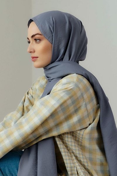 Nilbutik Jazz Shawl Blue Gray
