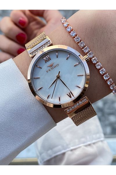 FERRO Women's Watch + Bracelet