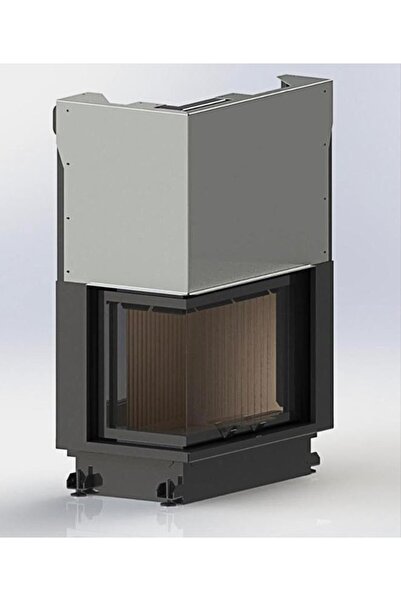 A.Caminetti Quattro 90 L/r Eco Sol Açık Ithal Şömine Haznesi , 5 Yıl Garantili