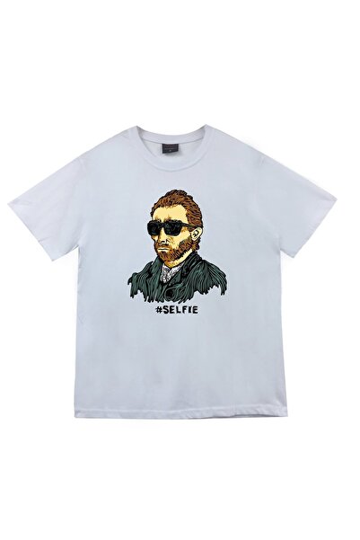 fame-stoned Унісекс футболка Gri Van Gogh Selfie