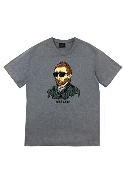 fame-stoned Унісекс футболка Gri Van Gogh Selfie