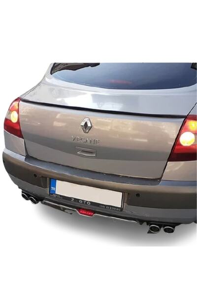 Rukye Shop Renault Megane 2 Bagaj Üstü Spoiler Piano Black
