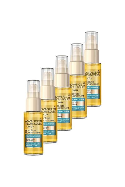 AVON Advance Techniques Fas Argan Yağı Içeren Besleyici Saç Serumu 30ml 5 Adet
