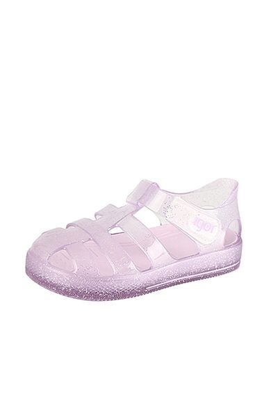 IGOR Unisex Παιδικά Ασημένια Σανδάλια Star Glitter
