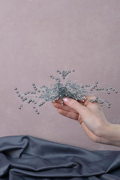 Hobigram إكسسوار للشعر إيريم إكسسوار للشعر والتوربان مطرز باللؤلؤ – إكسسوارات شعر أخرى، تصميم أنيق – Di