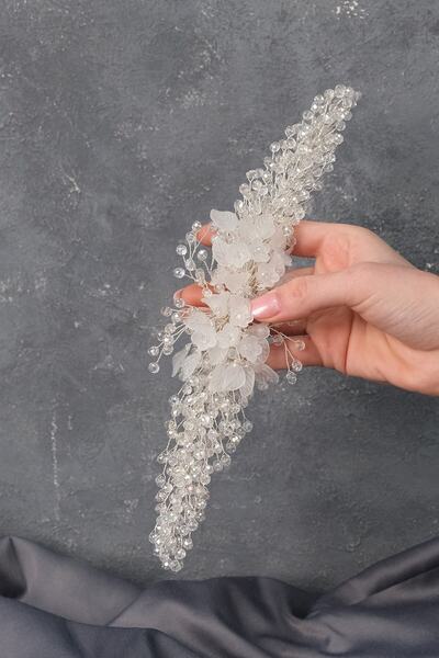 Hobigram Αξεσουάρ μαλλιών Σιμαλ Αξεσουάρ με χάντρες για νυφικό στέμμα και τουρμπάνι για τα μαλλιά – Άλλα αξεσουάρ μαλλιών – Άλλα αξεσουάρ μαλλιών