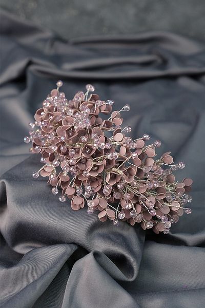 Hobigram إكسسوار شعر Beren Enamel Intensive Craftsmanship Bridal Henna Crown - إكسسوارات شعر أخرى، تصميم أنيق
