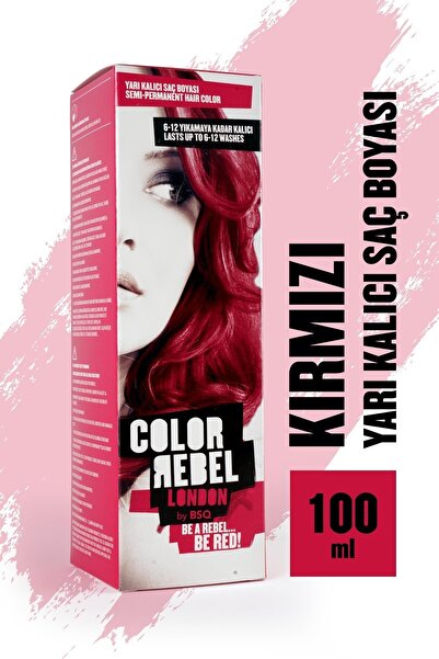 Color Rebel London Color Rebel Parabensiz & Amonyaksız Kırmızı Geçici Saç Boyası