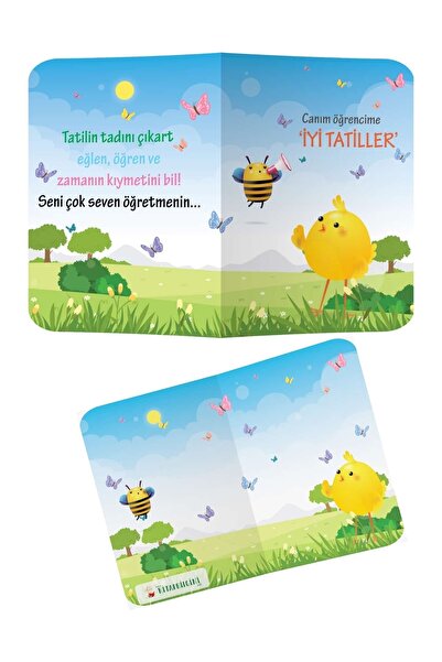 Minikbilgin Yayınları Doğa Temalı Karne Kılıfı (10 ADET)