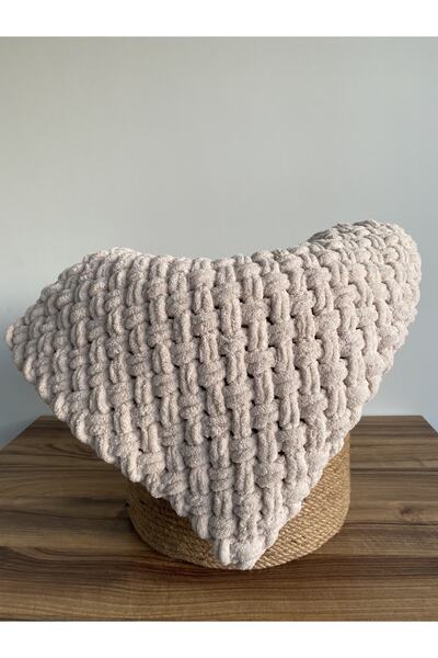 Raha Butik Alize Yumuşacık Örgü Bebek Battaniyesi-Sütlü Kahve