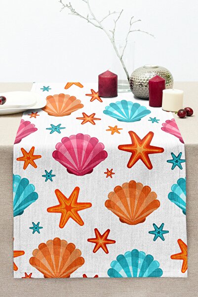 Realhomes Alergăr tricotat Raschel cu cusături moderne, imprimat digital spec...