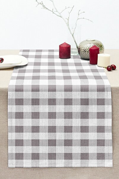 Realhomes رمادي منقوشة عزر تصميم خاص ديكور مخيط راشيل محبوك عداء