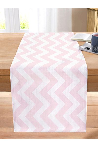 Realhomes Home Sweet Home Digital Printed Decorative Stitched Raschel Knitted Runner