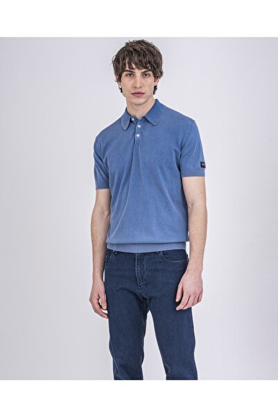 PAUL&SHARK سترة بولو محبوكة للرجال C.wقطن