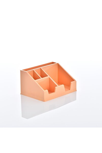 Ops Suport stilou pentru organizator de birou Portocaliu pastel 9x16,5x12,5cm...