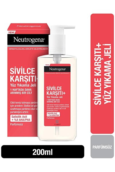 Neutrogena Sivilce Karşıtı Temizleme Jeli 200 Ml