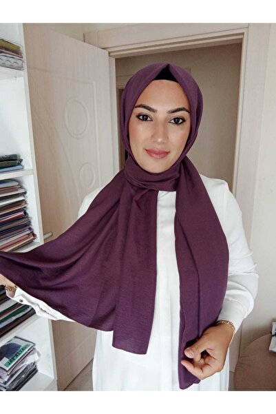 avzen şal Βαμβακερό σάλι μελιτζάνα