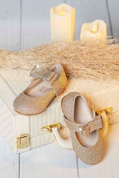 VUUDY Baby Ballerina Gold Glitter