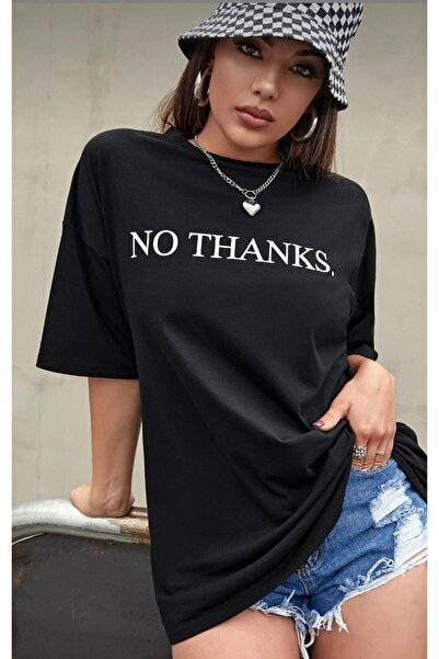 LOUİSA Μπλουζάκι Unisex Oversize Μαύρο Nothanks