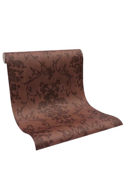 D.Dept. Duvar Kağıdı Kahverengi & Damask Desenli D-dept Sorbonne - Vinly