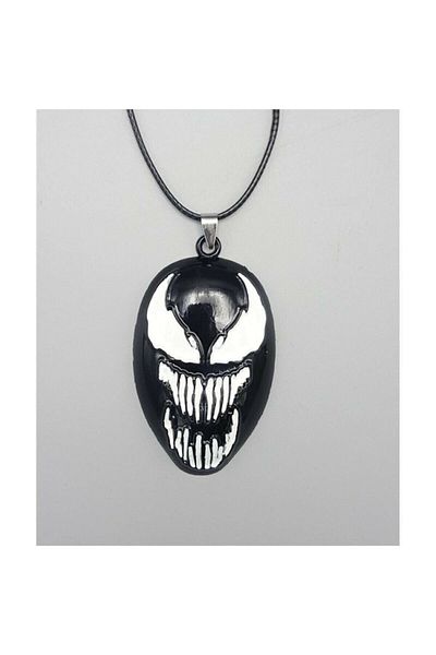 Acousticworld Black Marvel - Venom Logo Necklace Accessory Stylish Ornament