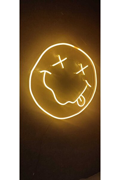 dekoraven Emoji Neon Tabela Neon Yazı
