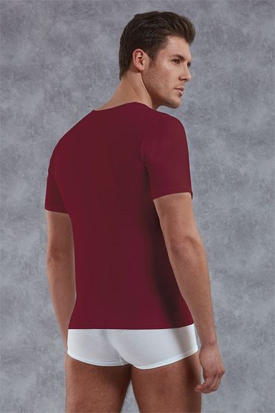 Doreanse Men's Modal Deep V Neck Short Sleeve T Shirt 2820