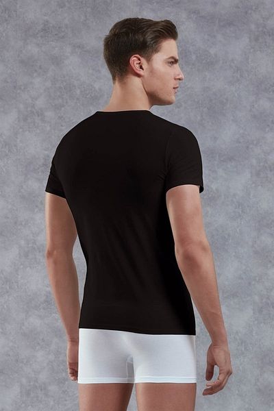 Doreanse Men's Modal V Neck Short Sleeve T Shirt 2855