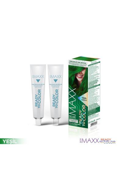 MAXX DELUXE Yarı Kalıcı Saç Boyası Yeşil