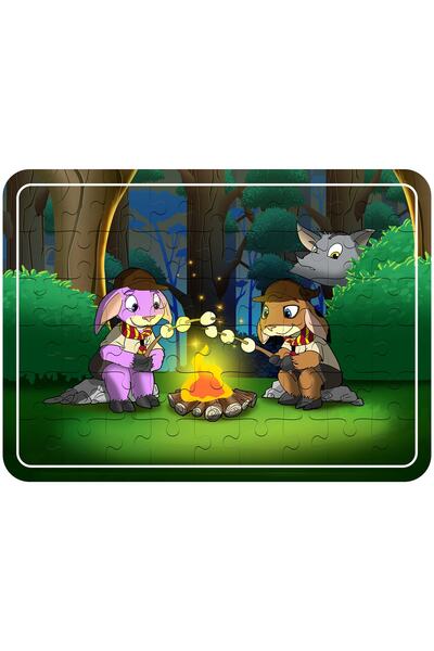 KondoSan Kamp Ateşi 54 Parça Puzzle