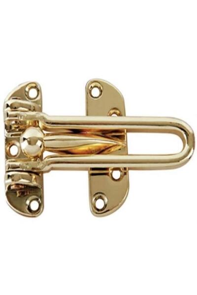 Nobel مشبك أمان للباب الفولاذي باللون الأصفر النحاسي