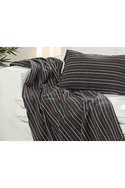 English Home Şal Canapea Antracit Reverie Bumbac Poliester - 130x170 Cm