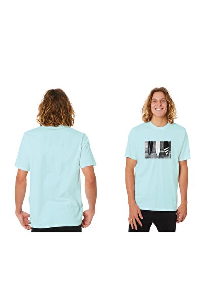 ESQUDO Crew Neck Printed Mint Men's T-shirt Estp0013