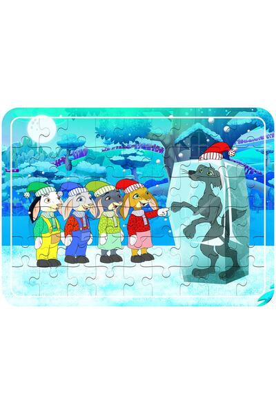 KondoSan Kar Eğlencesi 54 Parça Puzzle