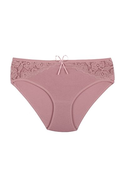 Zena 3-Piece Cotton Women's Panties with Lace Detail on the Front