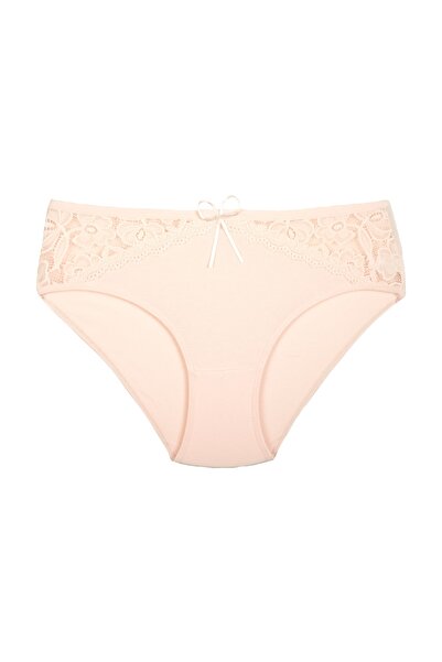 Zena Chiloți de damă din bumbac din 5 piese cu detaliu din dantelă în față