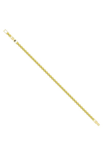 Merano Design 4mm Sarı Su Yolu Bileklik