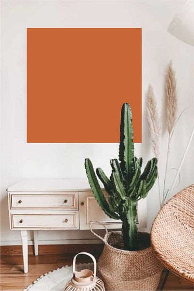 Piksel Grafik Square Bohemian Wall Sticker